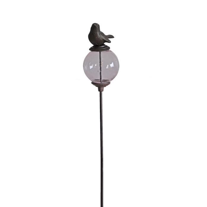 Tuteur Boule Oiseau Rose