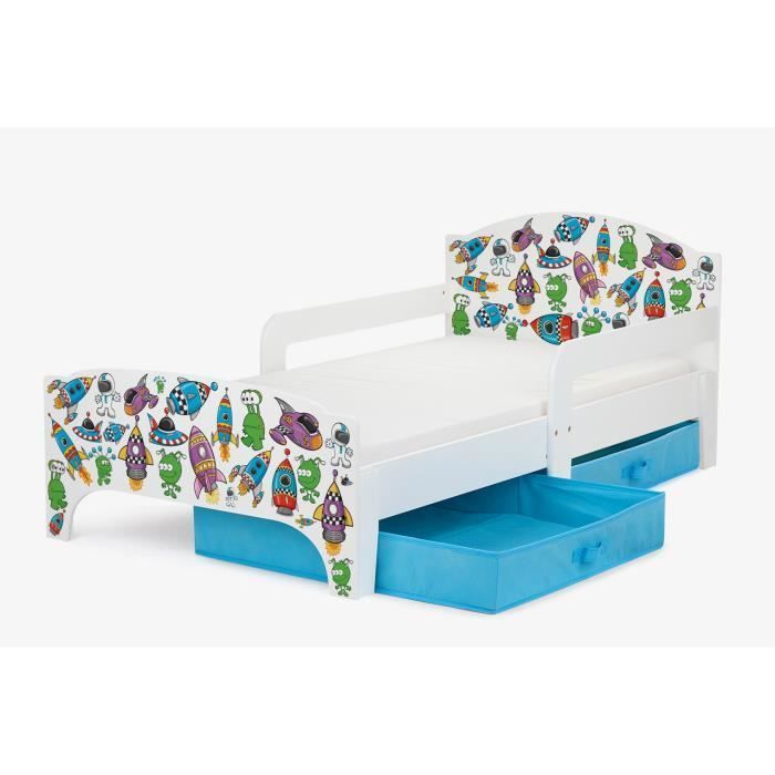 Moderne Lit dEnfant 160000U.NSZ en bois avec un matelas Moderne Lit dEnfant 160000U.NSZ en bois avec un matelas