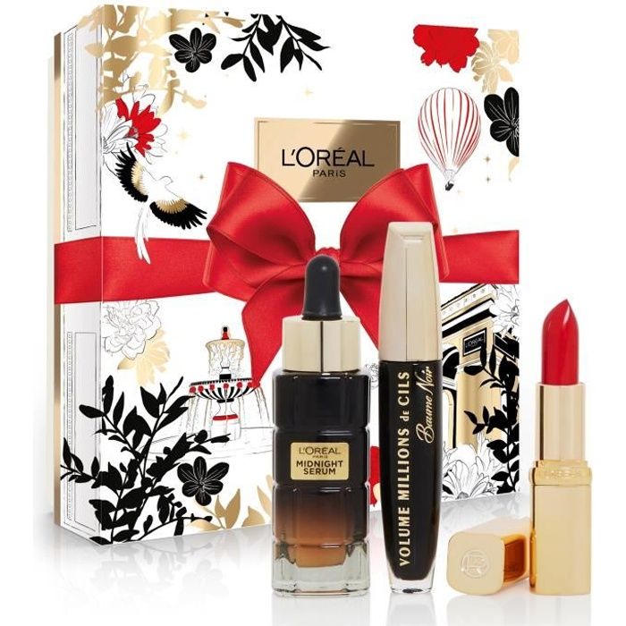 Coffret de Noël Cadeau Luxe femme - L'OREAL PARIS - Sérum anti