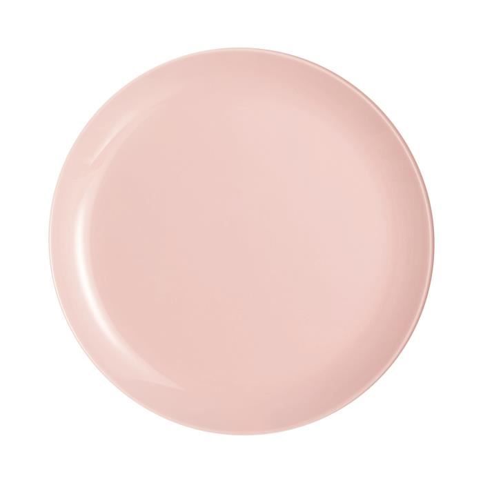 Assiette plate blush 26 cm - Arty Blush - Luminarc - Cdiscount Maison