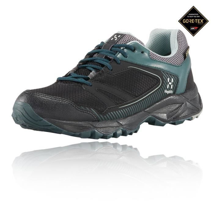 Haglofs Femme Trail Fuse GT Chaussures De Marche Noir Gris Bleu Sports Outdoors