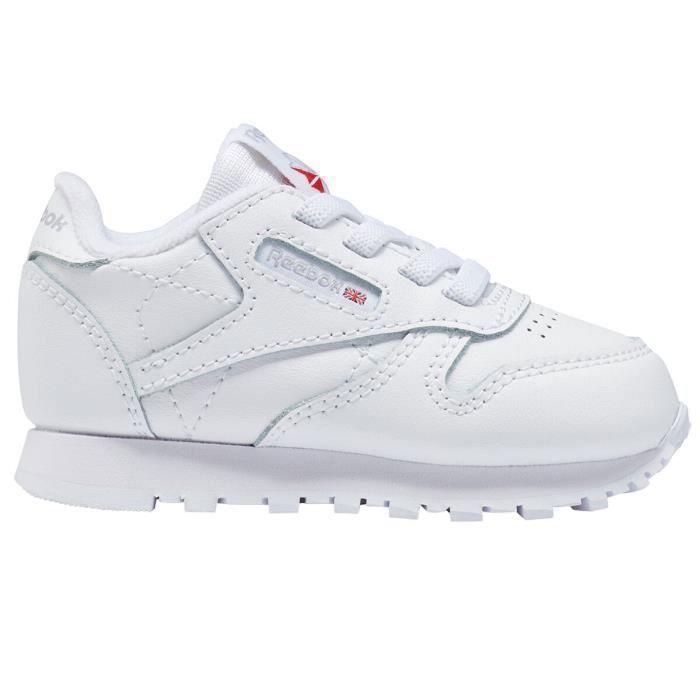 Reebok Baskets mixtes - REEBOK - Enfant - Blanc - Lacets - Talon plat