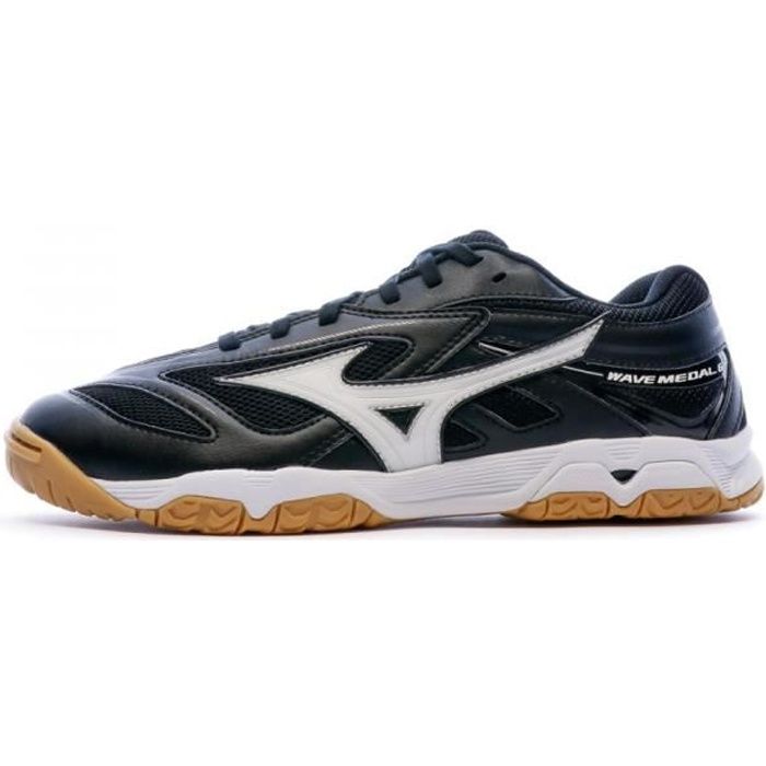 chaussures de tennis de table noires homme mizuno wave medal 6