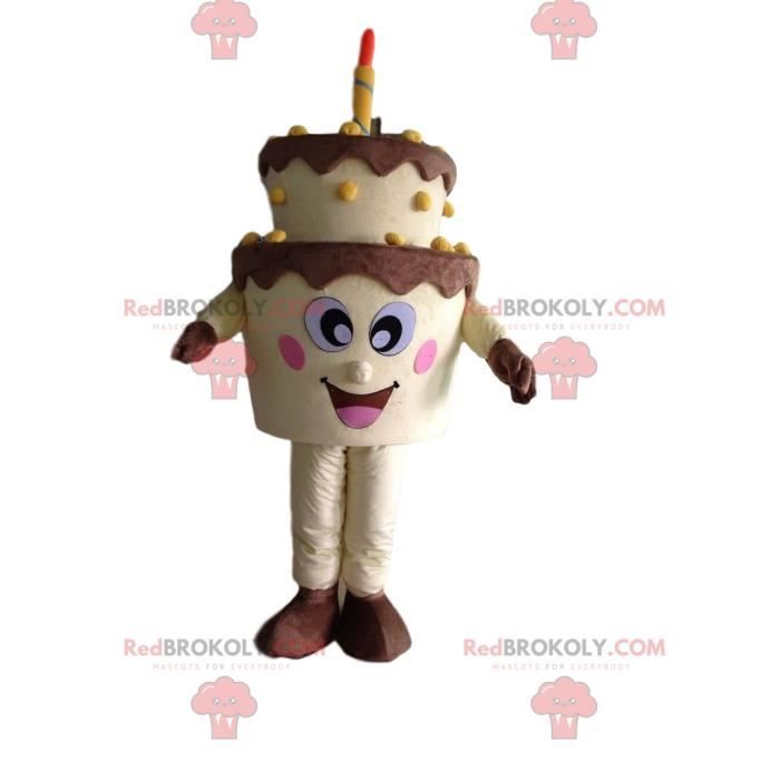 Mascotte De Grand Gateau D Anniversaire Costume De Gateau Costume Redbrokoly Com Personnalisable Cdiscount Jeux Jouets