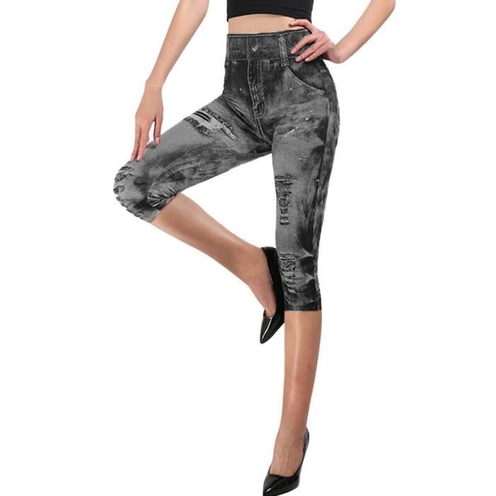 Leggings Maternité Camouflage Extensibles Sans Couture - Pantalon Grossesse Grande Taille Confortable Et Chic