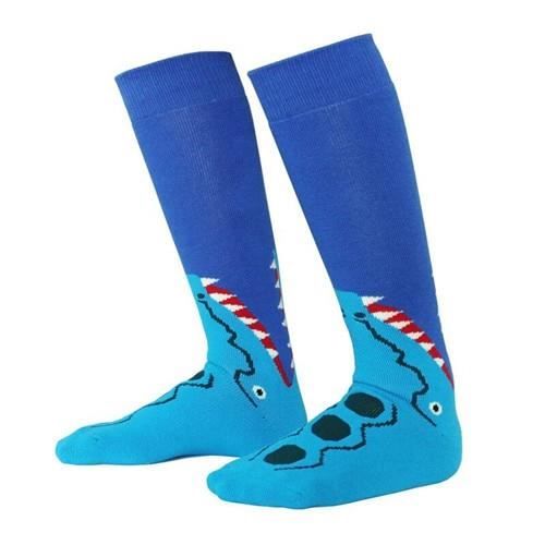 Chaussettes Néoprène 3mm Enfants Yikayin – Antidérapantes, Velcro, Pour Plage & Piscine (Bleu 27-30)