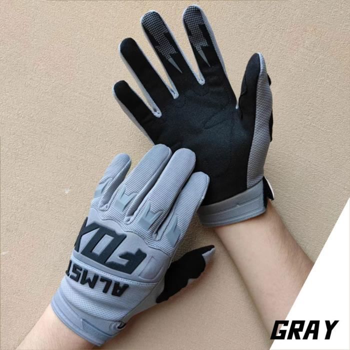 Gants De Moto/Vélo Été Homme Femme - Réfléchissants Nuit - Écran Tactile - Protection Paume Et Cheville - Pour VTT, MX, Sport