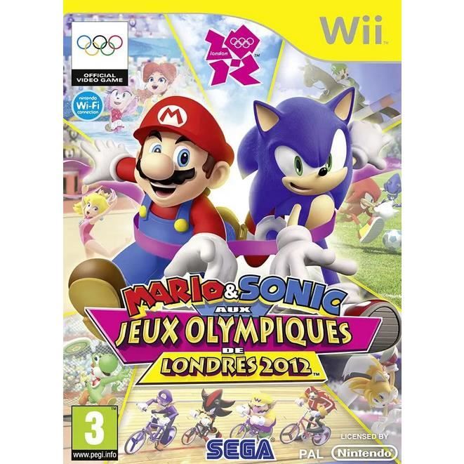 Jeu Vidéo - Nintendo - Mario Sonic Aux Jo Londres 2012 - Wii - Édition Standard - Sport