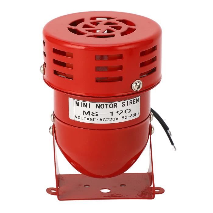 Mini Alarme Sonore Puissante 110‑120 DB Pour Véhicules – Installation Facile, ABS Ignifuge, 5‑12V