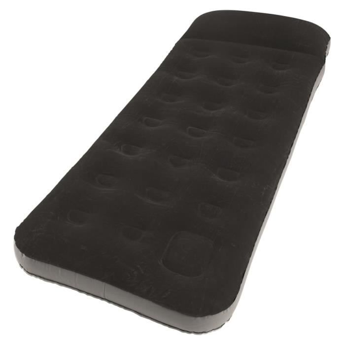Outwell Matelas pneumatique Classic Single oreiller et pompe noir-gris 445957 Outwell Matelas pneumatique Classic Single oreiller et pompe noir-gris 445957