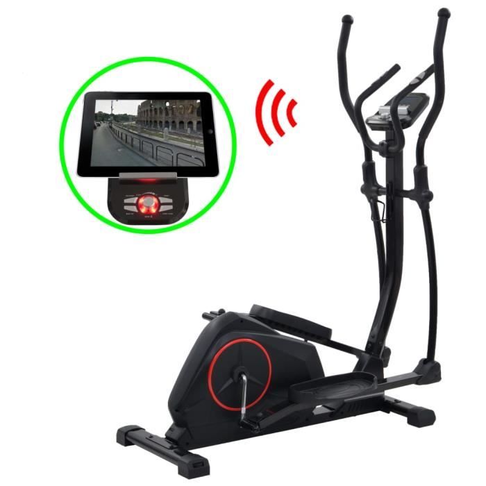 Vélo Elliptique Magnétique Compact Pour Maison - 16 Niveaux De Résistance, écran LCD, Silencieux 30 DB