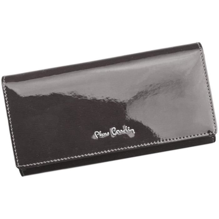 Portefeuille Femme Pierre Cardin En Simili Cuir - Grand Et Spacieux Avec Portefeuille Et Porte-monnaie - Marron Foncé Taille L - 7