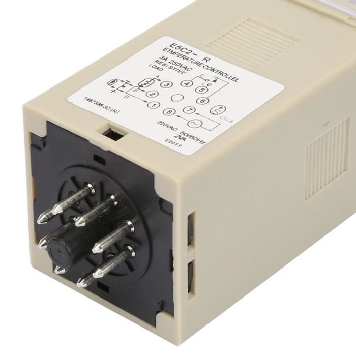 Régulateur De Température Thermostat Omron E5C2 R20J - Contrôle Précision 220V Pour Applications Industrielles Et Domestiques