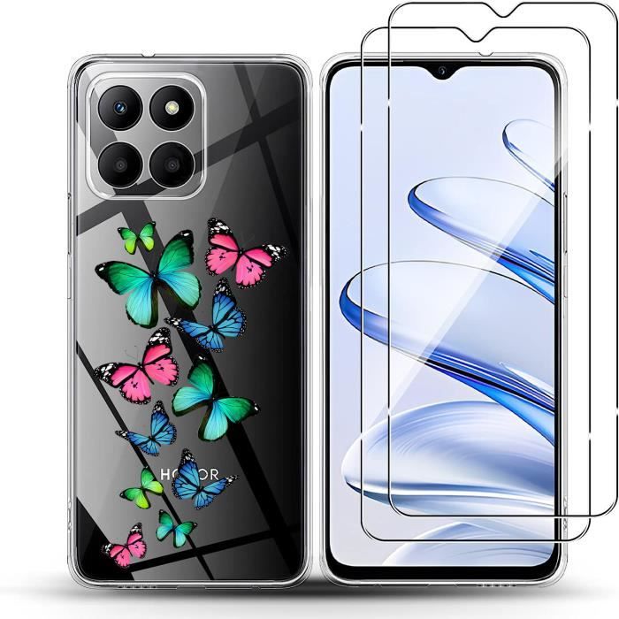 Vauki Coque Pour Honor X6b Avec 2 Pièces Verre Trempé
