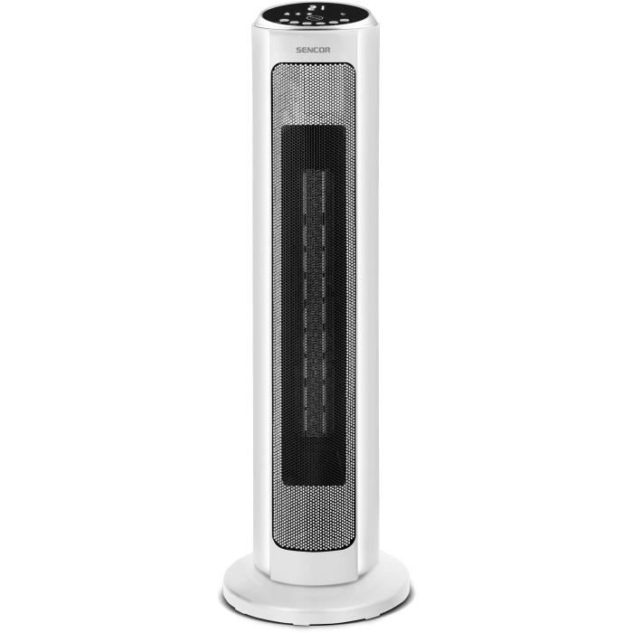 Radiateur tour en céramique SENCOR SFH 8994WH Jusqu'à 3 modes 24 m² / 60 m³ Télécommande