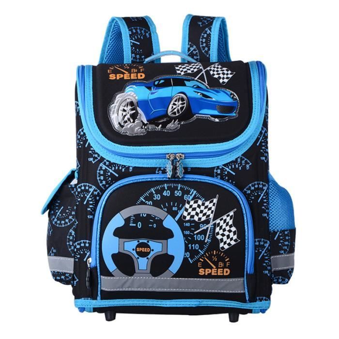 Sacoche Gar on Voiture Vitesse Course Imprim Cartable Cdiscount
