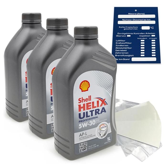 3 litres d'huile moteur Shell Helix Shell - Cdiscount Auto