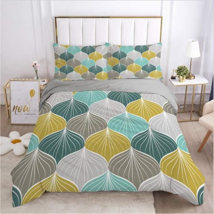 Ensemble De Lit Ethnique Housse De Couette Vintage Ensemble Literie Fleur Classique Housse De Literie De230x230cmzj798934m Cdiscount Maison