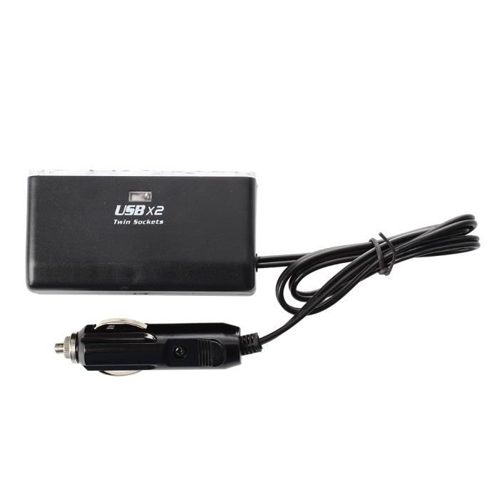 Adaptateur Allume-cigare Secteur 220V Vers 12V - Prises EU - Puissance Max 6W (0.5A) - Pour GPS, Caméra, Appareils Basse Consommation - 8
