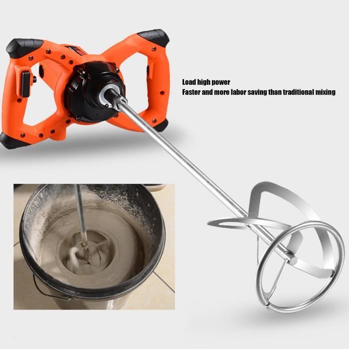 Mélangeur à Béton électrique Portable 3 Pieds Cubes – Malaxeur Ciment, Mortier, Pierre, Marque ETSG