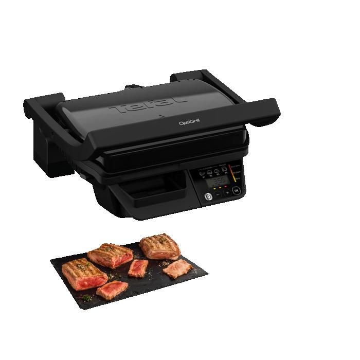 Grill électrique Tefal Optigrill GC7P0810 600 cm² 3 programmes automatiques