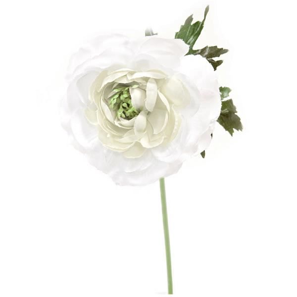 Fleur: Renoncule blanche 30cm (x1) REF/FTG3002 - Cdiscount Maison