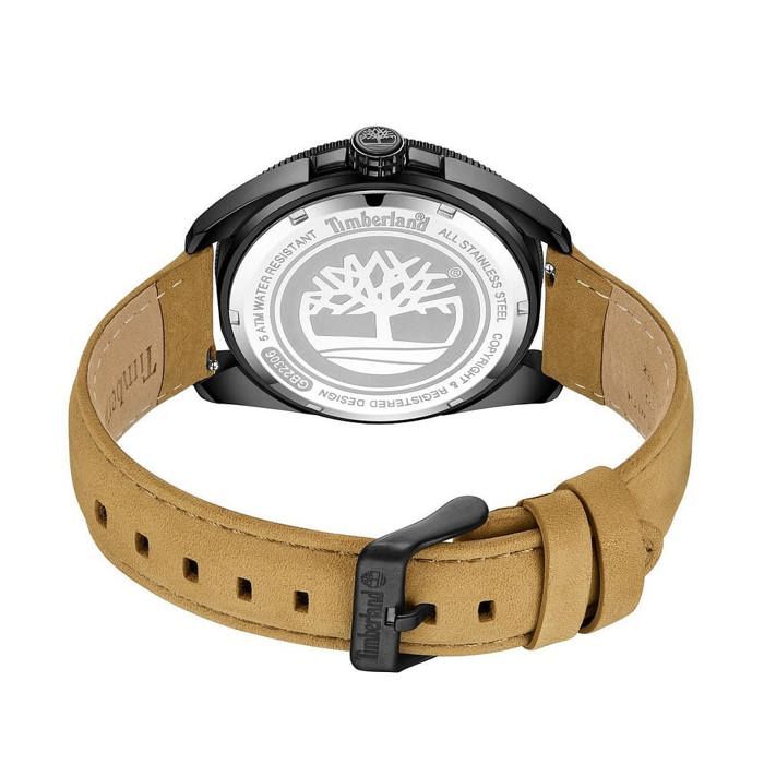 Montre Homme TIMBERLAND - Cuir Marron - Quartz - Verre minéral - Etanche 3 ATM