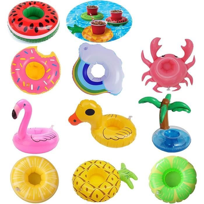 3PCS Gobelet Gonflable Flotteur,Porte gobelet Gonflable Piscine,Gonflable Support à Boisson