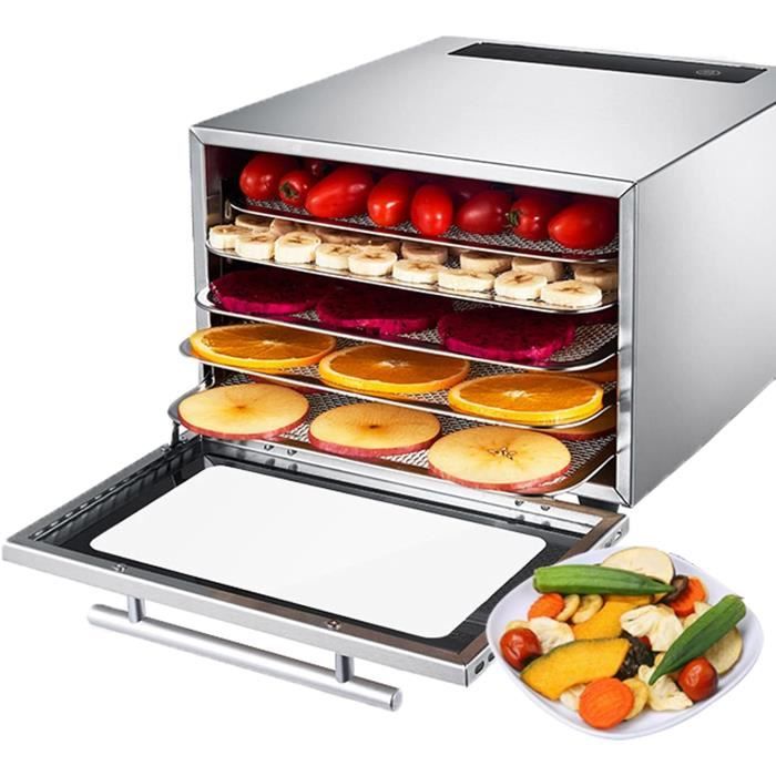 LAN - 400W Déshydrateur Alimentaire 6 Plateaux Électrique Séchoir Machine pour Fruits Légumes