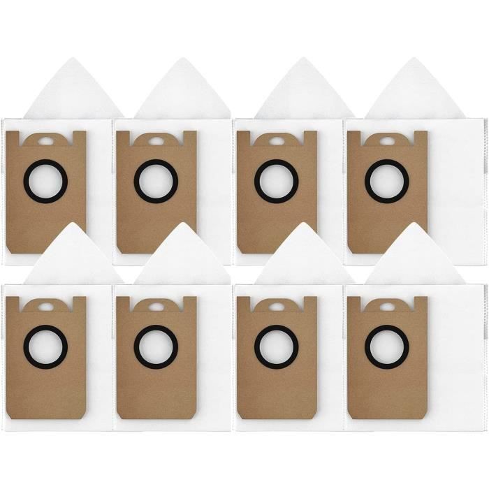 8 Sacchetti Raccoglipolvere Per Aspirapolvere Robot Laresar L6 Pro – Tessuto Non Tessuto, Capacità 3L, Filtro 2,5 Micron