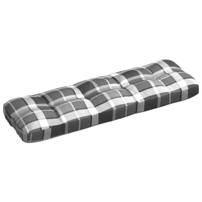 Lot De 4 Coussins De Canapé Gris 50x50 Cm - Tissu Polyester Imperméable, Idéal Intérieur Et Extérieur