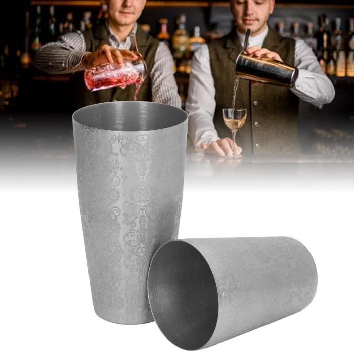 Shaker à Cocktail - VVIKIZY - Boston Shaker Set - Acier Inoxydable 304