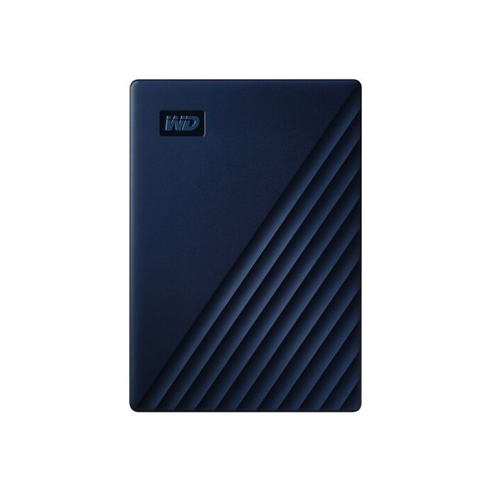 Disque Dur Externe WESTERN - Le DD sésame de vos voyages - 2 To - USB-C / micro USB - Bleu