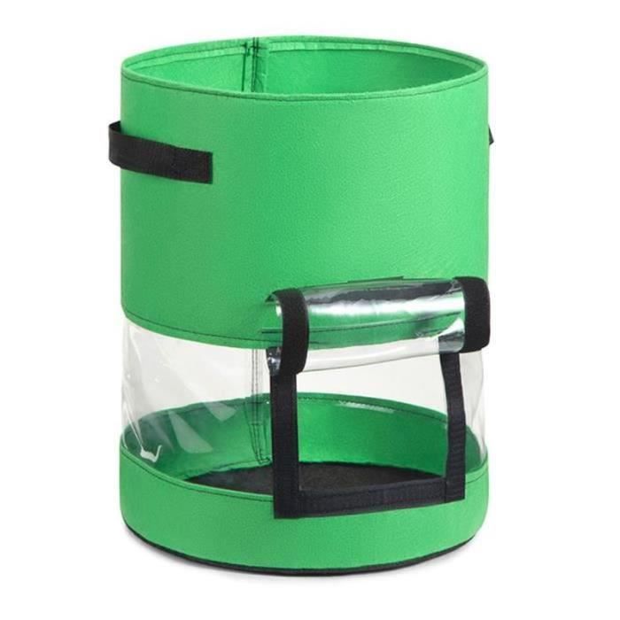 Lot De 100 Sacs De Plantation Biodégradables En Non-tissé - 2 Tailles (grand Et Petit) Pour Semis, Légumes, Fleurs - 9