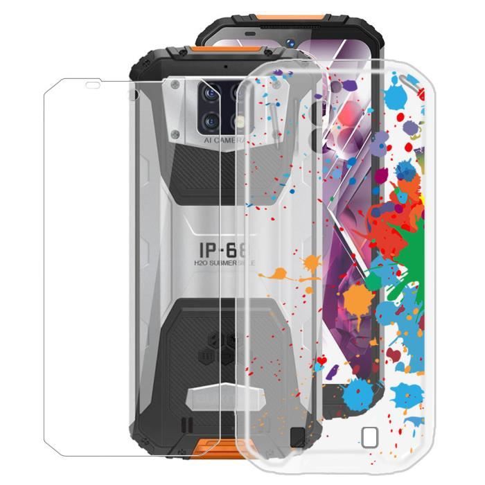 Custodia per Oukitel WP6 Borsa Protettiva Cellulare TPU Gomma Cover Nero