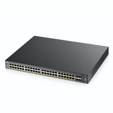 ZYXEL Commutateur Ethernet XGS2210-52 48 Ports Gérable - 2 Couche supportée - Modulaire - fibre optique, Paire torsadée - 1U haut