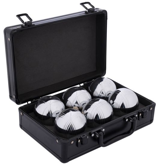Set De 6 Boules De Pétanque 720g Acier Poli, Avec Sac Et Cochonnet, Neuf