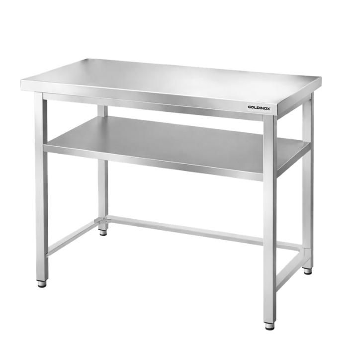 Table de travail en inox Bar 1200x700 mm avec renfort PREMIUM ...