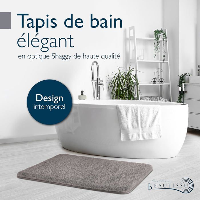 Acheter Tapis De Bain Ovale Super Absorbant, Antidérapant, Doux Et épais, Pour Salle De Bain, Douche, Sol, Toilettes, Paillasson, Salon