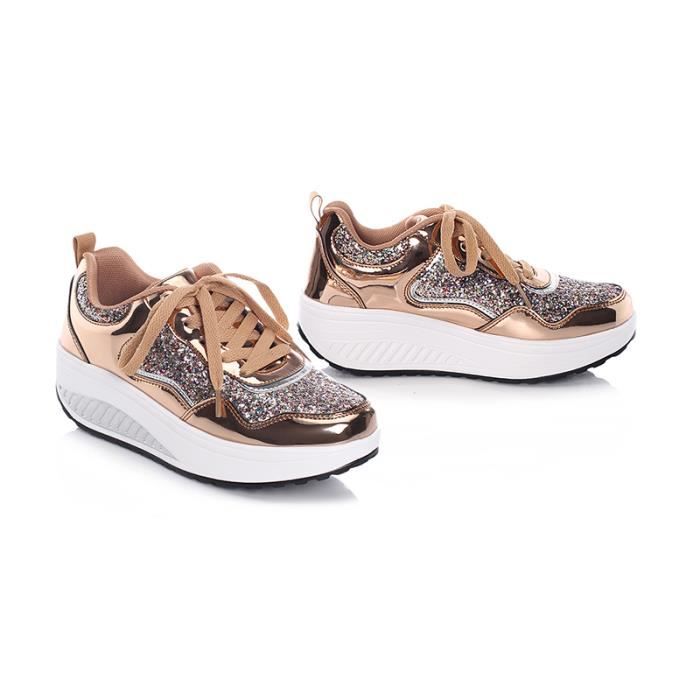Baskets femme confortables et sale élégantes