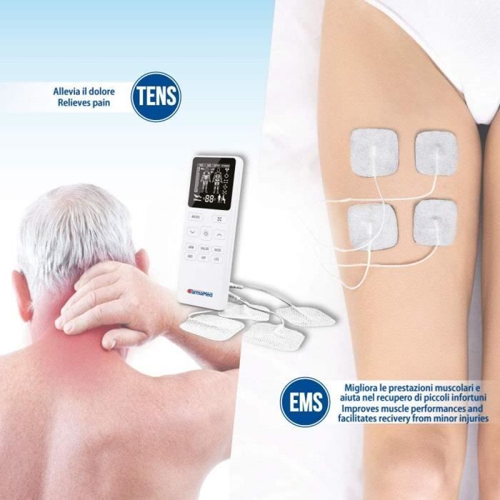 Électrostimulateur Musculaire TENS/EMS + électrodes de Rechange - Cdiscount  Sport