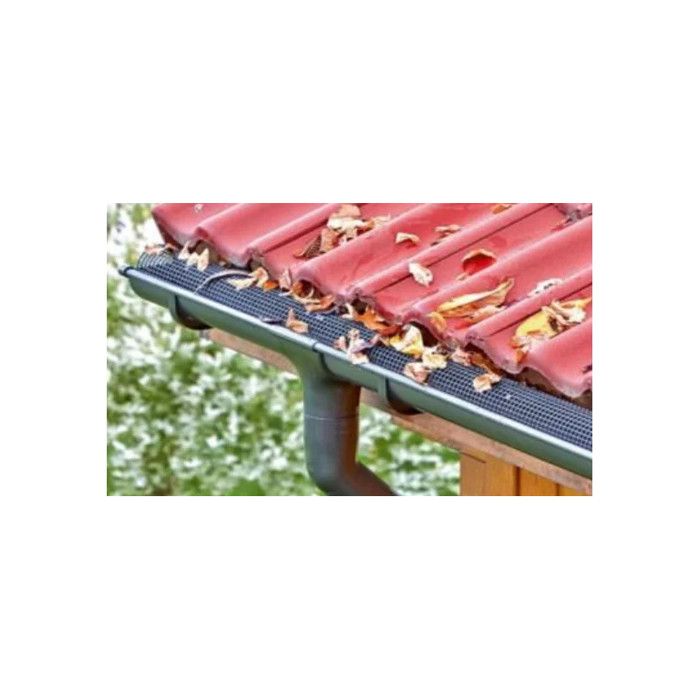 Filet De Protection Pour Gouttière 8 M X 18 Cm - Grillage Anti-feuilles Avec 10 Clips, Facile à Couper Et Installer - 9