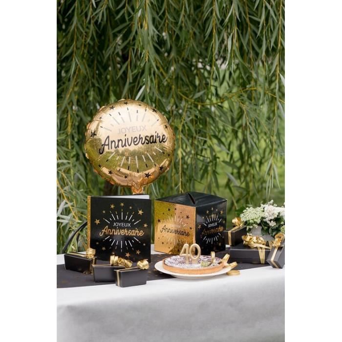 R/6651-6652 - 1 Pack urne et livre d'or joyeux anniversaire blanc et argent  - Cdiscount Beaux-Arts et Loisirs créatifs