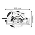 Scie circulaire Bosch Professional GKS 85G (5.000 tr/min) avec lame de scie circulaire, carton - 060157A900-2