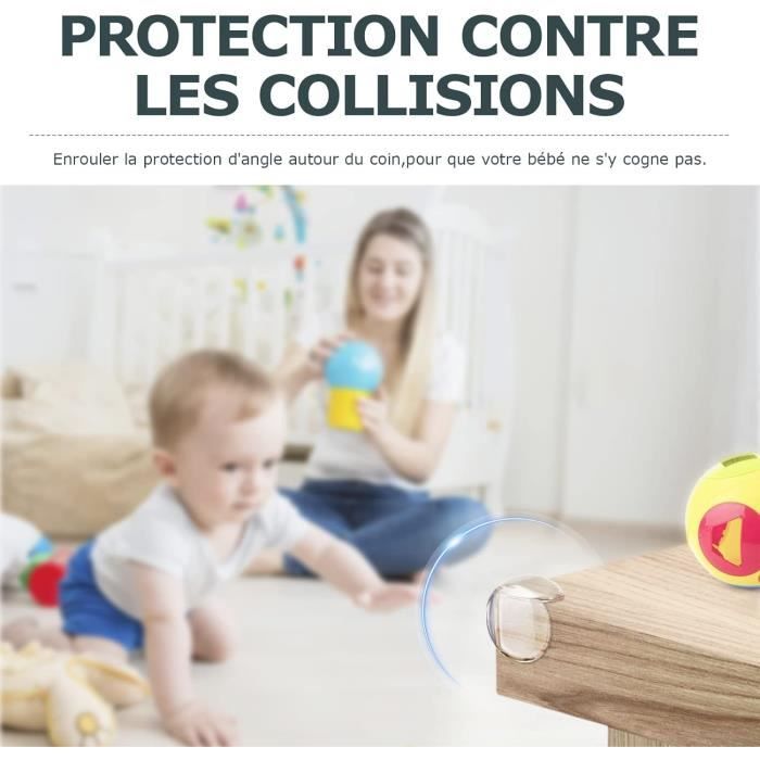 Lot de 8 Protections d'angle pour bébé - Protection de Coin de Table pour  bébé - Protection de Coin pour Meubles et Bords de sécurité