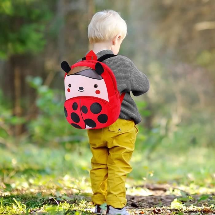 Sac à Dos Enfant,Petit Peluche Sac à Dos pour Enfant Garçon Fille,Léger  Mignon Sac à Dos Animaux pour Bebe,1-2-3 Ans Coccinelle - Cdiscount  Bagagerie - Maroquinerie