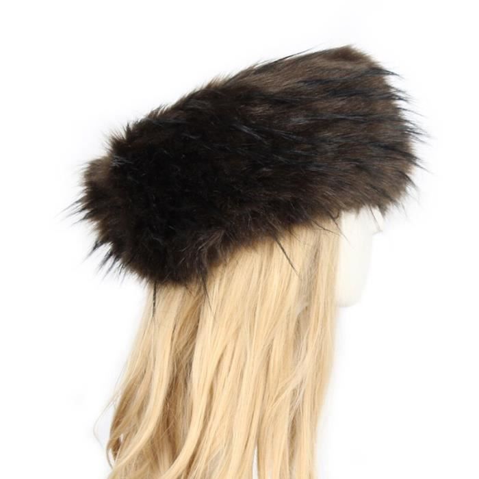 hbbhml Fursuit Chapeau en fourrure avec oreilles de chat pour Halloween, cosplay, fête