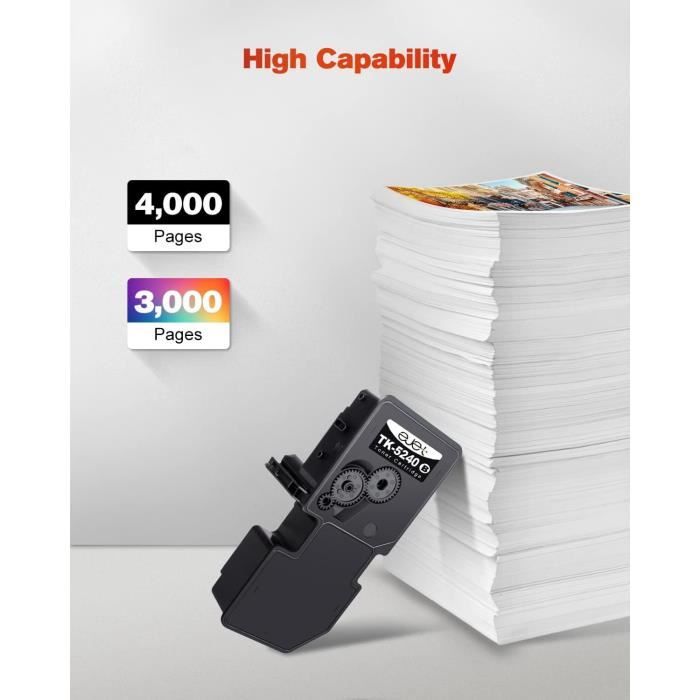 LOSMANN TK-5240 Black Toner Cartridge Compatible with Kyocera TK5240 K
