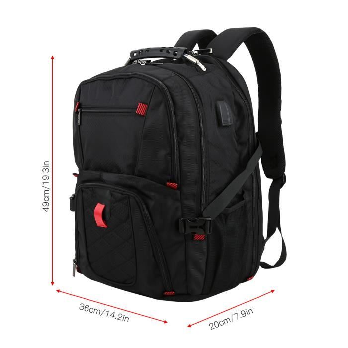 Sac Dos avec Multi poches Multifonctionnel Sac Dos Sports De