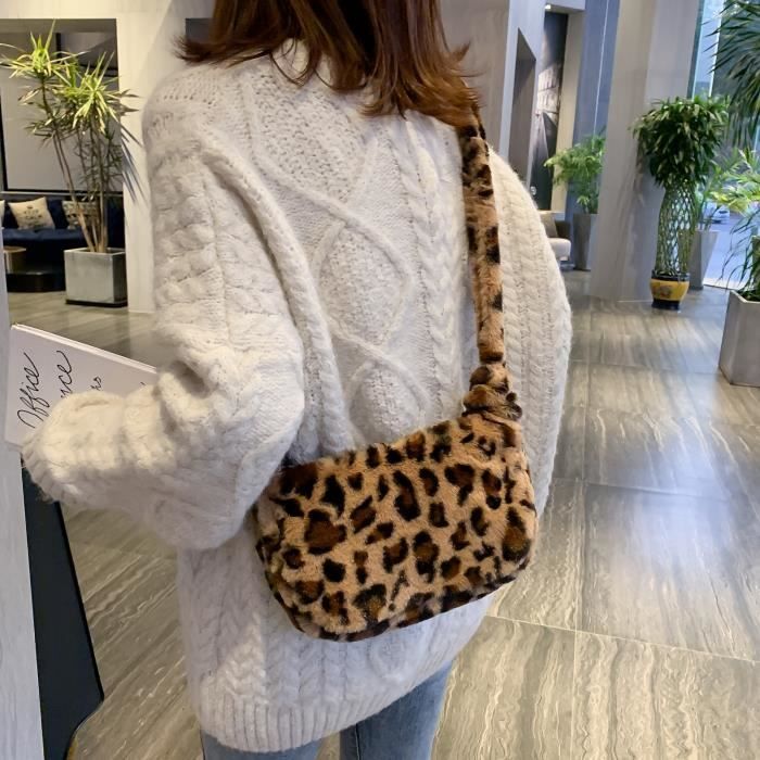Sac bandouliere fausse 2025 fourrure